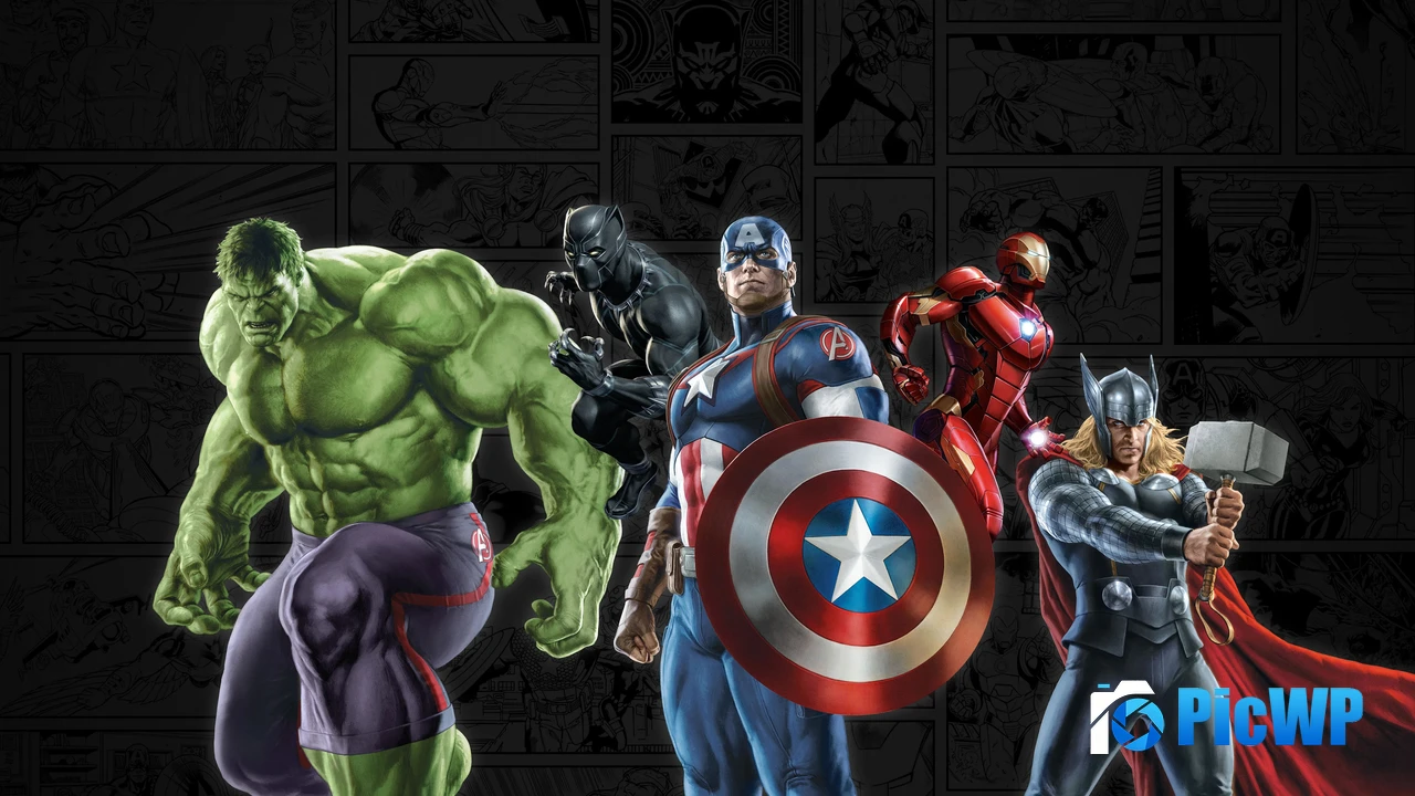Marvel Superheroes Poster 4K PC Wallpaper