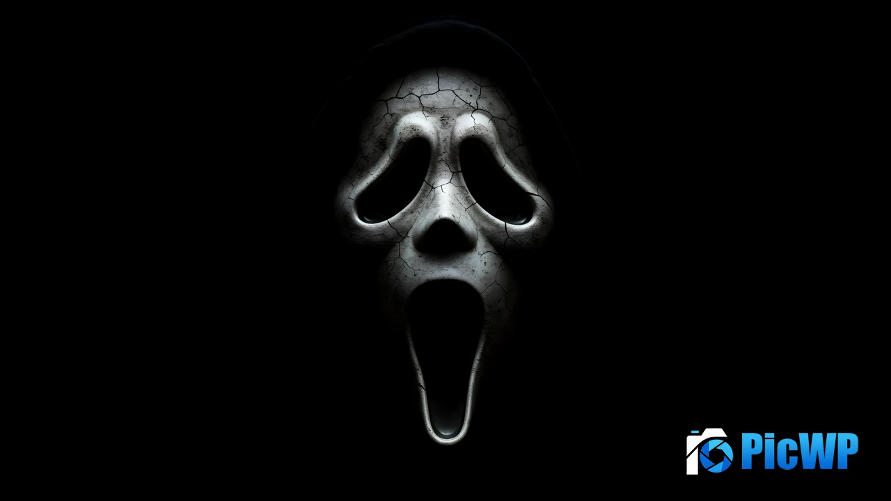 Ghostface Mask 4K PC Wallpaper