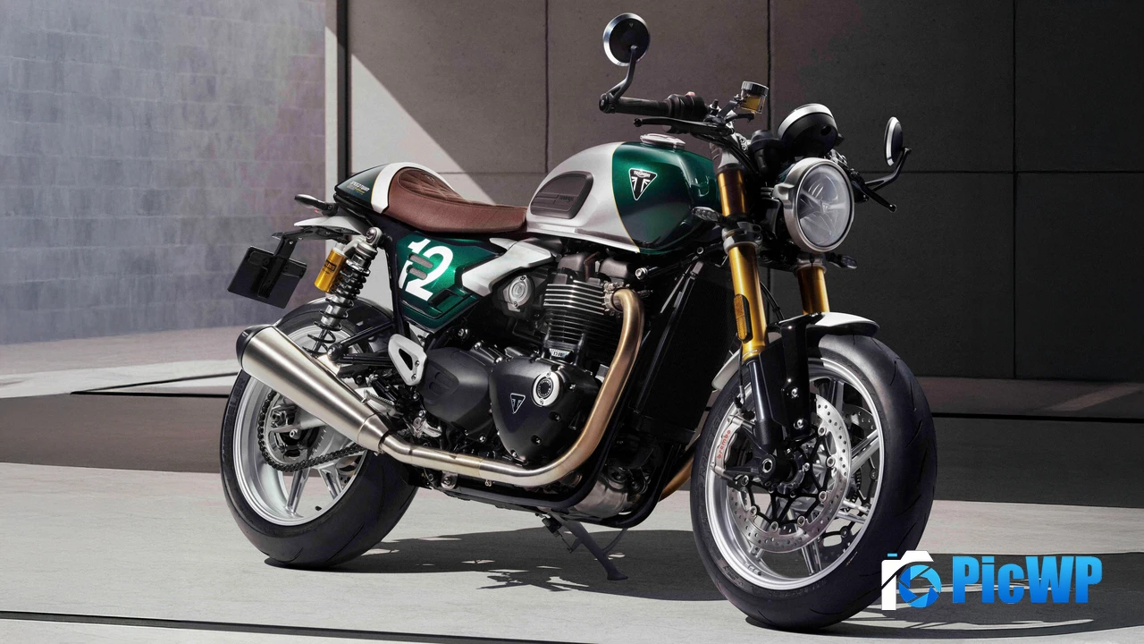 Triumph Speed Twin 1200 Cafe Racer Edition 4K PC Wallpaper