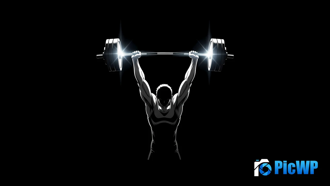 Weightlifter Strength 4K PC Wallpaper