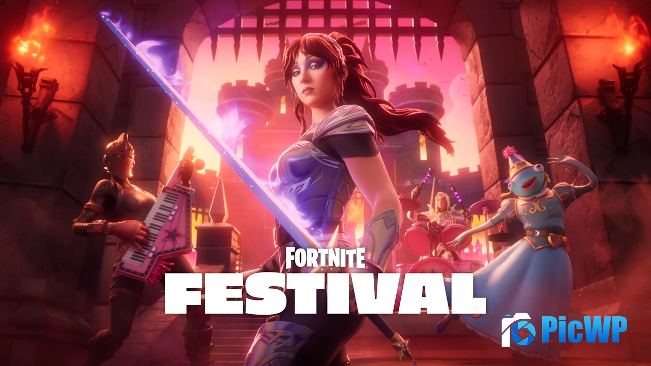Fortnite Festival Chappell Roan 4K PC Wallpaper
