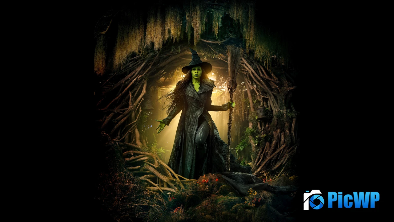 Wicked: For Good Ariana Grande 3K Mobile Wallpaper