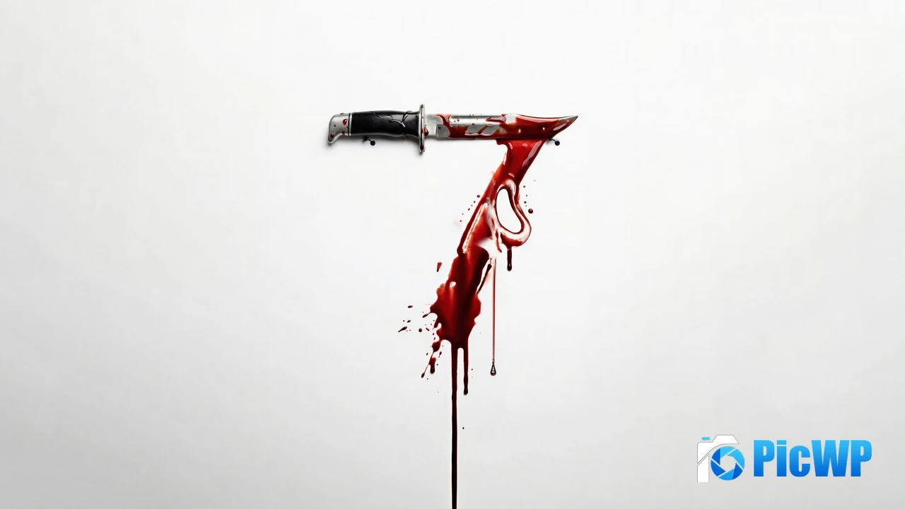 Scream 7 Bloody knife 4K PC Wallpaper