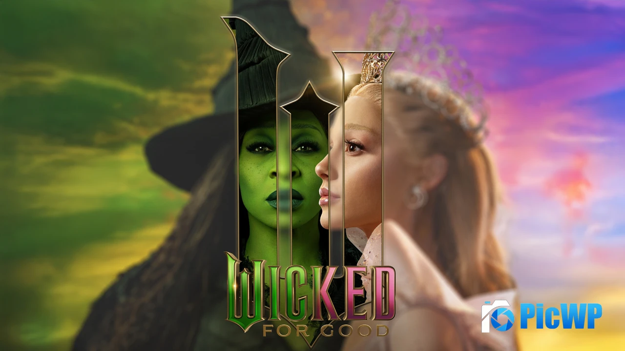 Wicked: For Good Ariana Grande 3K Mobile Wallpaper