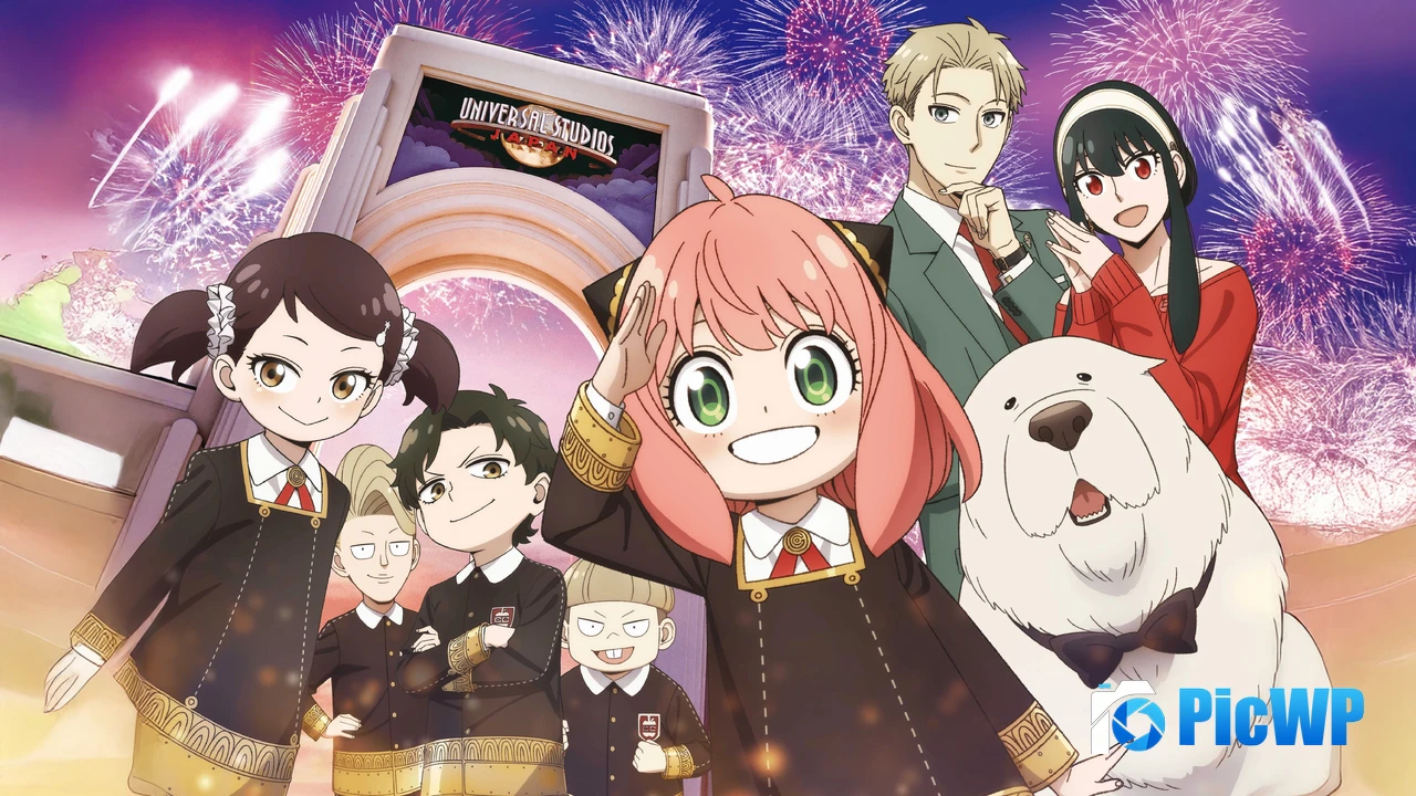 Spy x Family Universal Studios Japan 4K PC Wallpaper