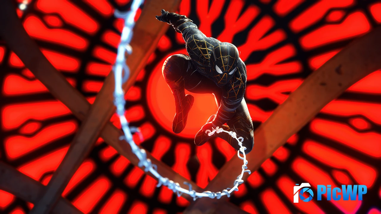 Spider-Man: No Way Home Red 4K PC Wallpaper