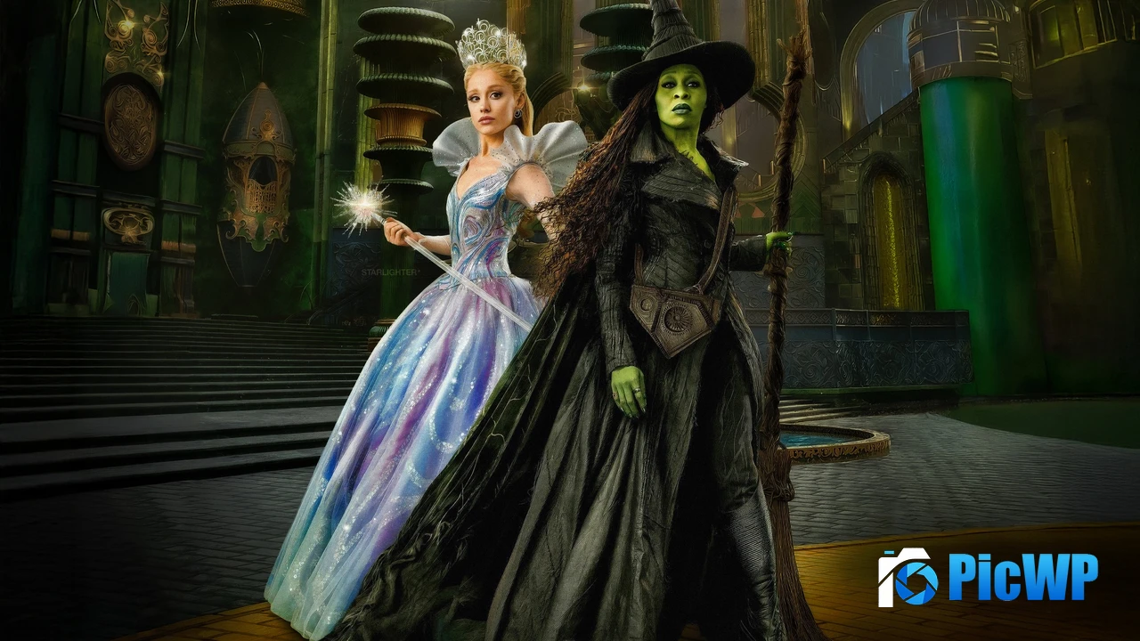 Wicked: For Good Ariana Grande 3K Mobile Wallpaper