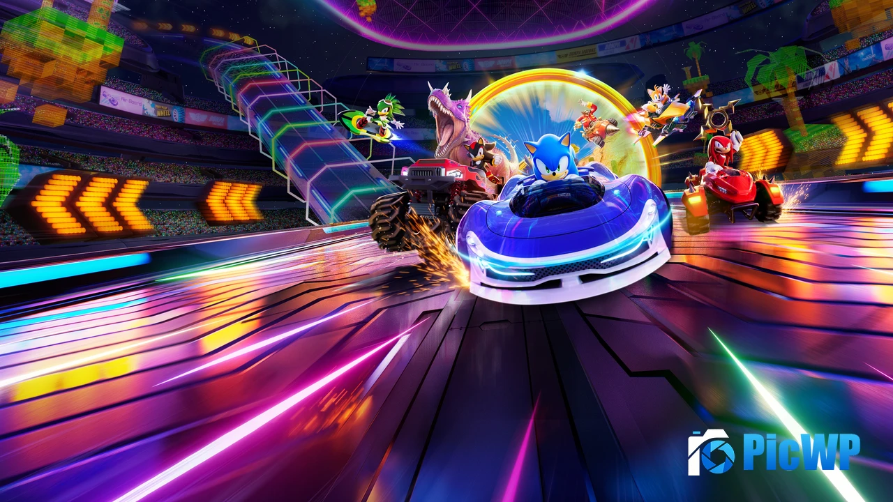 Sonic Racing: CrossWorlds 2025 4K PC Wallpaper