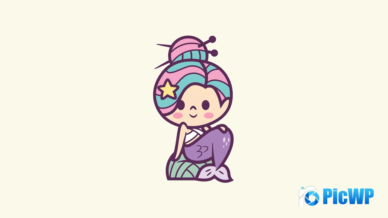 Cute mermaid Disney Princess 4K PC Wallpaper