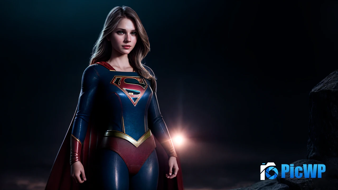 Supergirl AI art 4K PC Wallpaper
