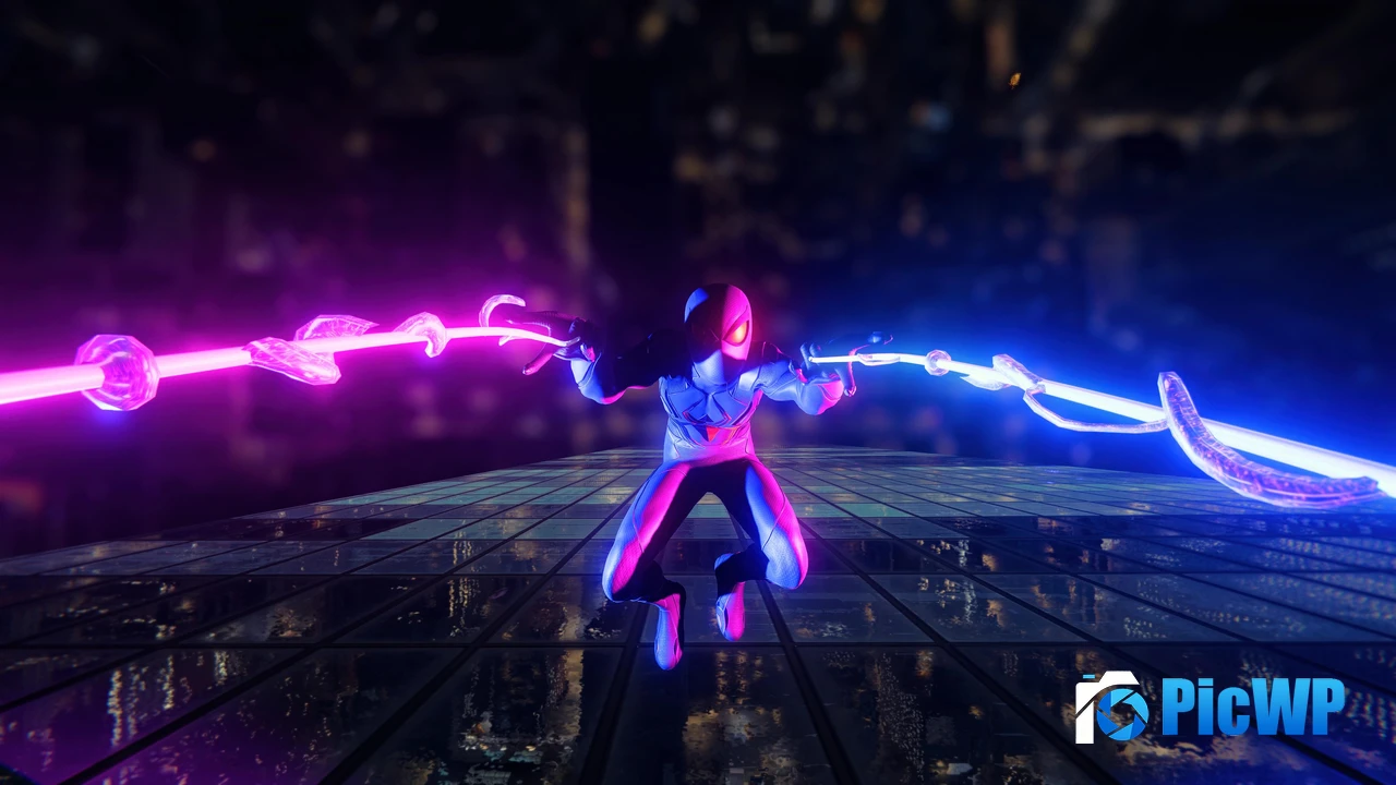 Spider-Man: Miles Morales Neon 4K PC Wallpaper