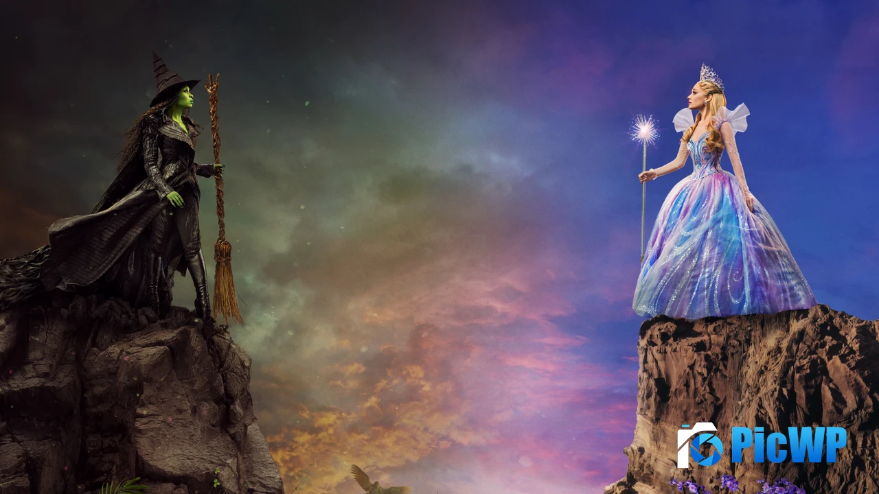 Wicked: For Good Ariana Grande 3K Mobile Wallpaper