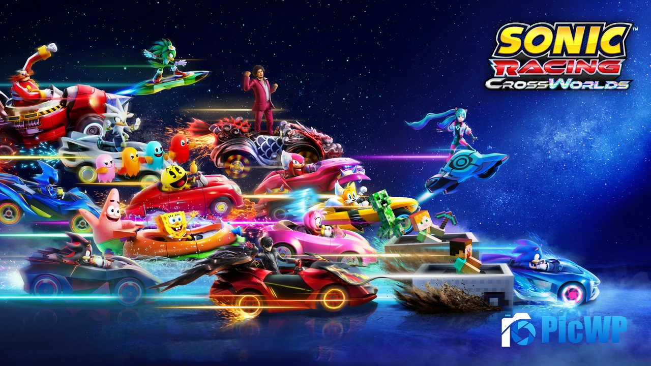 Sonic Racing: CrossWorlds 2025 Games 4K PC Wallpaper