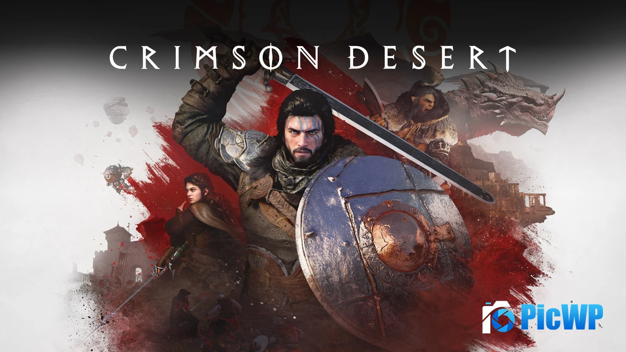 Crimson Desert Game poster 4K PC Wallpaper