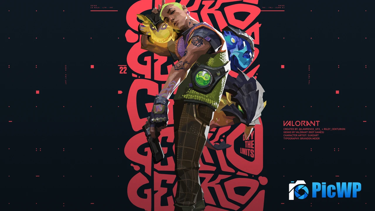 Gekko Valorant 4K PC Wallpaper