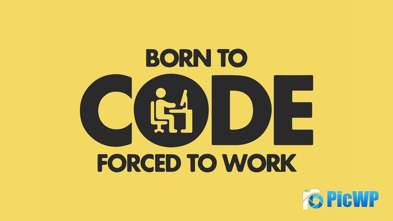 Born to Code Programmer quotes 4K PC Wallpaper