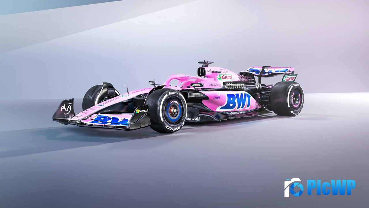 Alpine A523 Formula One cars 4K PC Wallpaper
