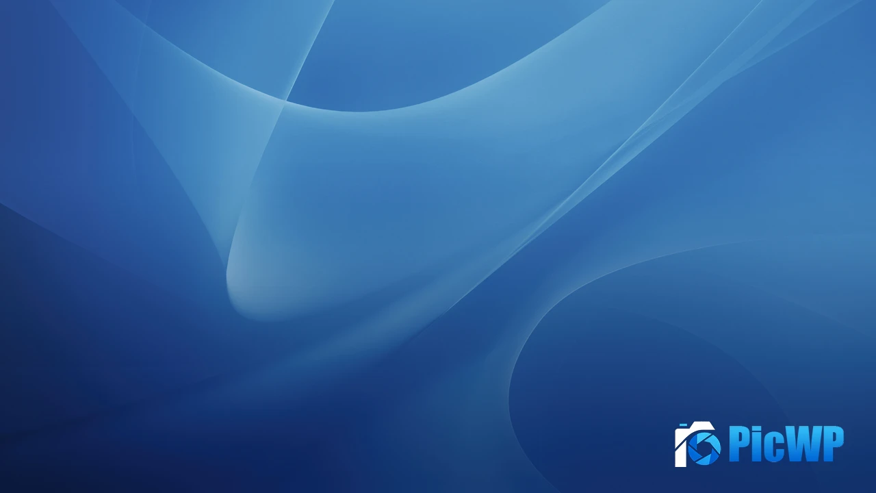 OS X Panther Aqua blue 4K PC Wallpaper