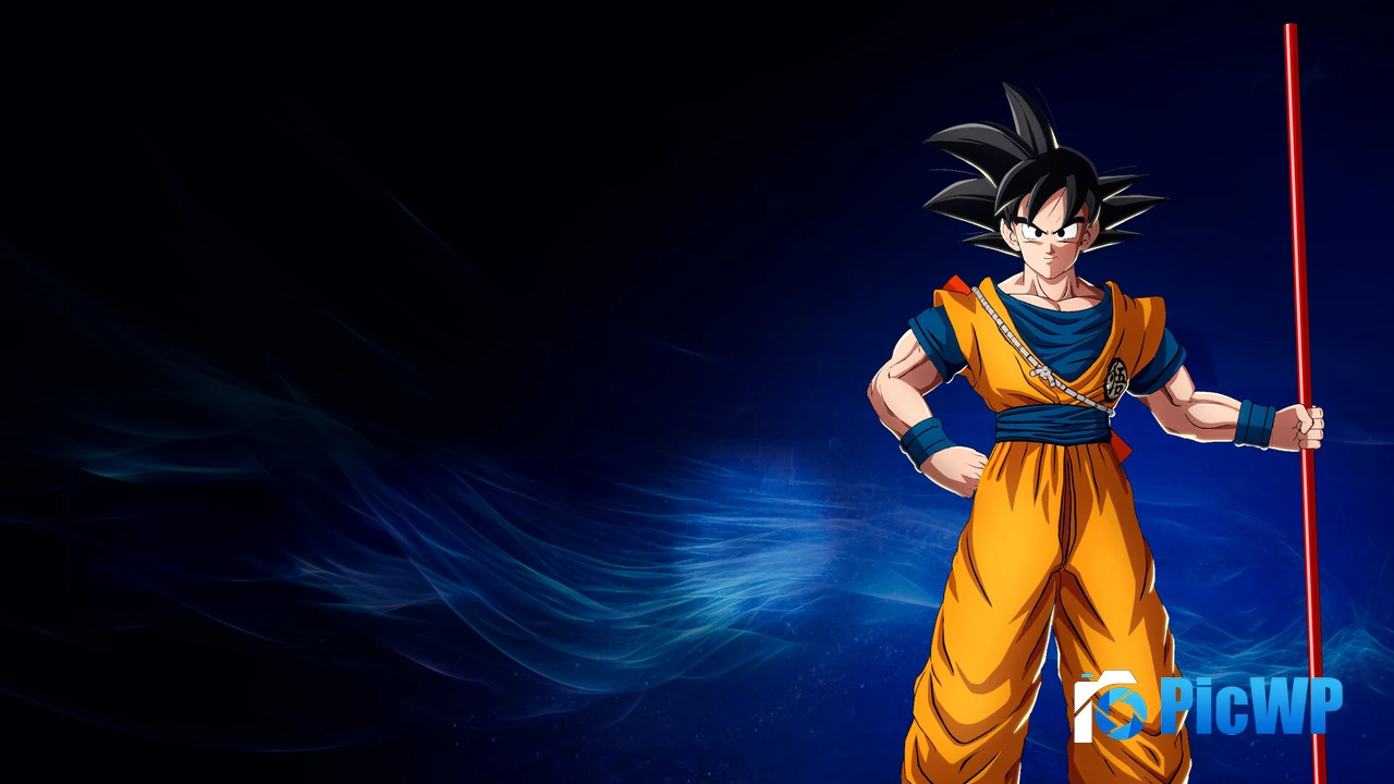 Son Goku Power Pole 4K PC Wallpaper