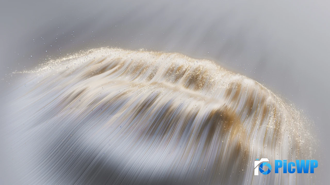 Golden Glitter 4K PC Wallpaper