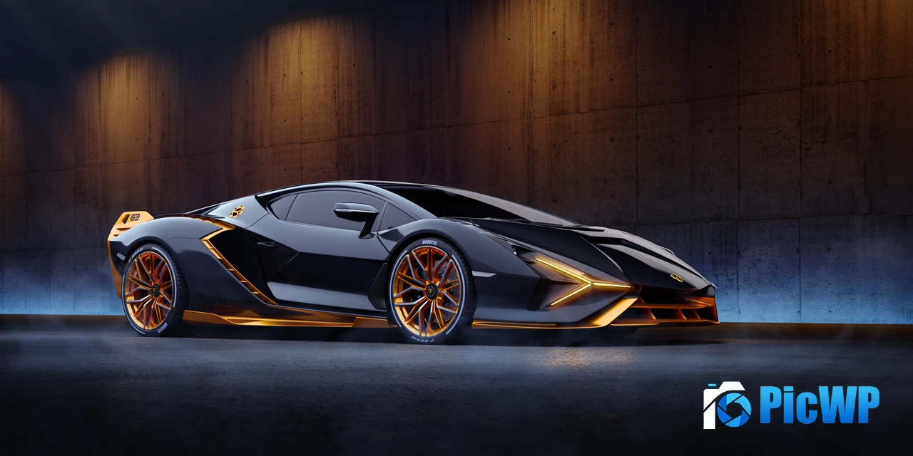 Lamborghini Sián FKP 37 Black cars 4K PC Wallpaper