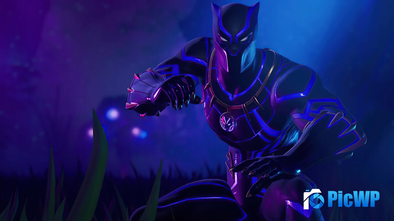 Black Panther Fortnite 4K PC Wallpaper