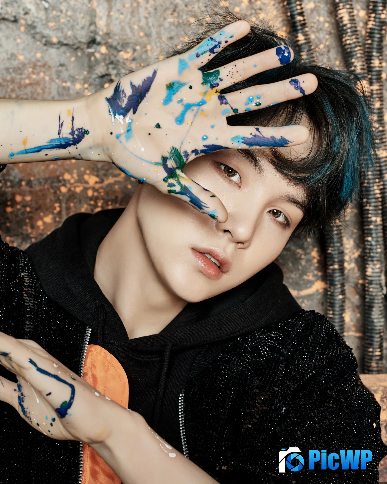 Suga (BTS) iPhone 5K Mobile Wallpaper