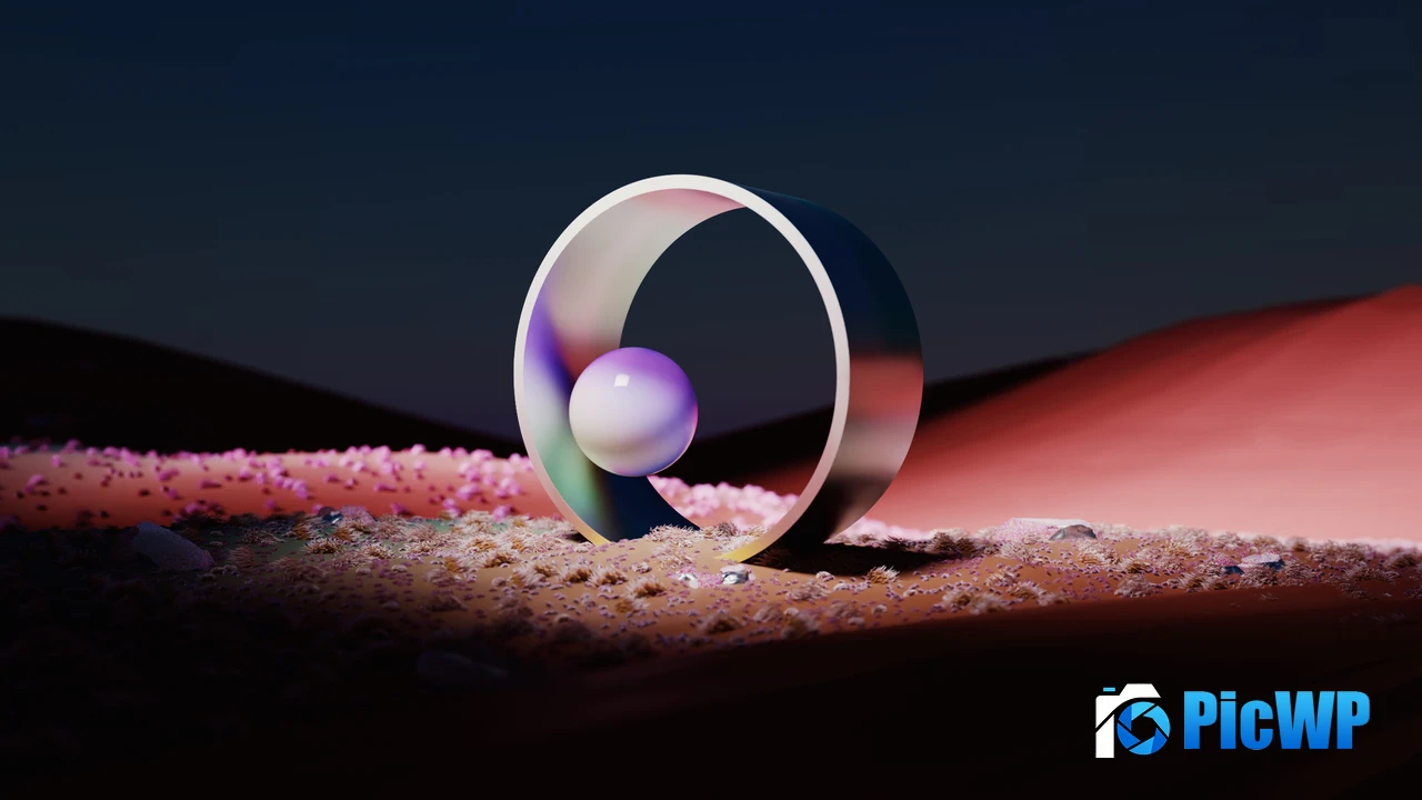 3D background Night 4K PC Wallpaper