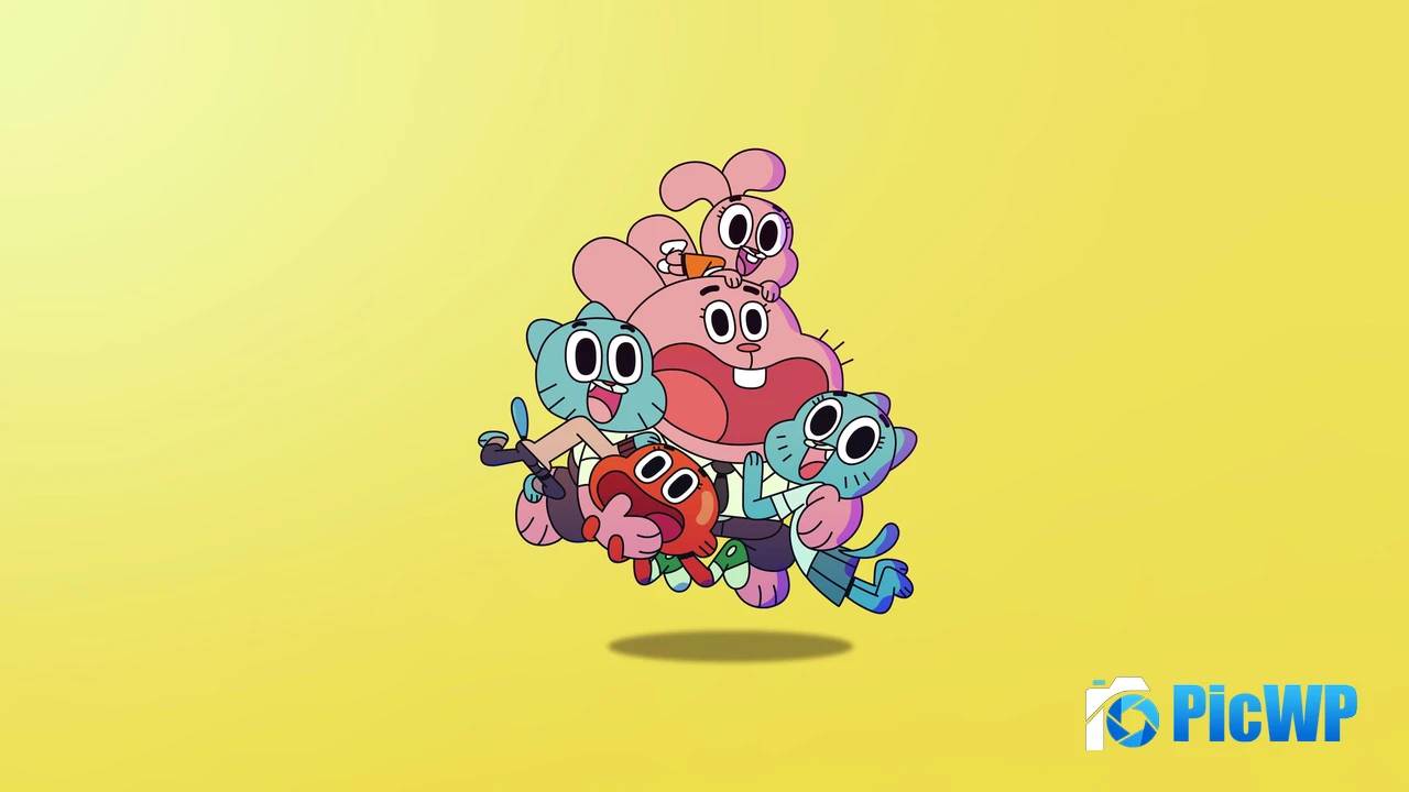 The Amazing World of Gumball Watterson family 4K PC Wallpaper