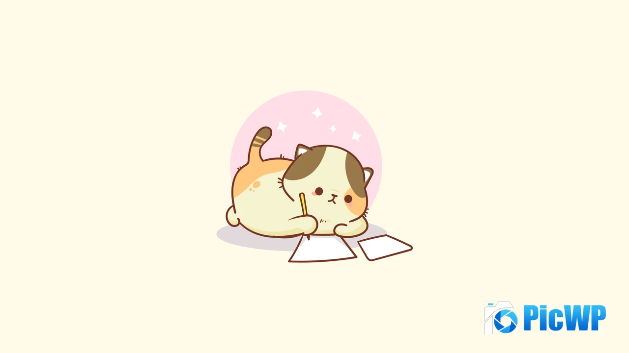 Kawaii cat Sad cat 4K PC Wallpaper
