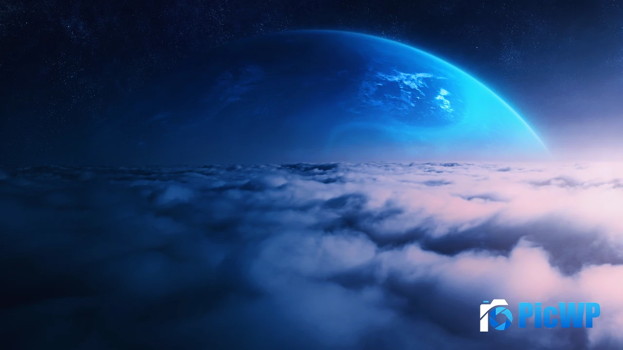 Planet Above clouds 4K PC Wallpaper