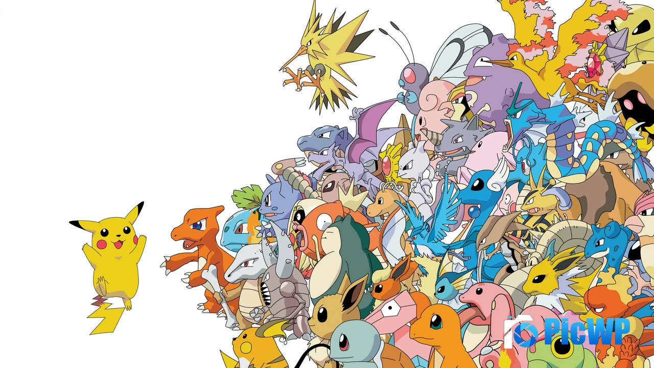 Pokemon Character poster 4K PC Wallpaper