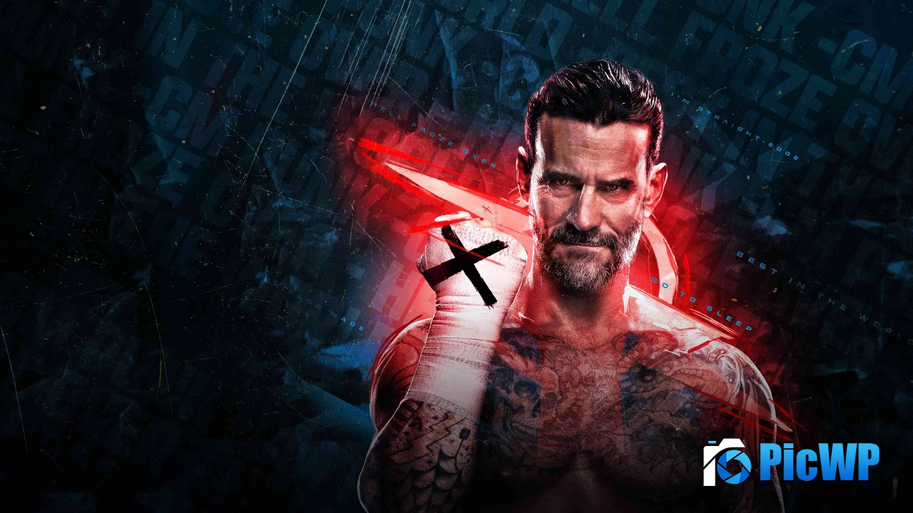 CM Punk WWE 2026 4K PC Wallpaper