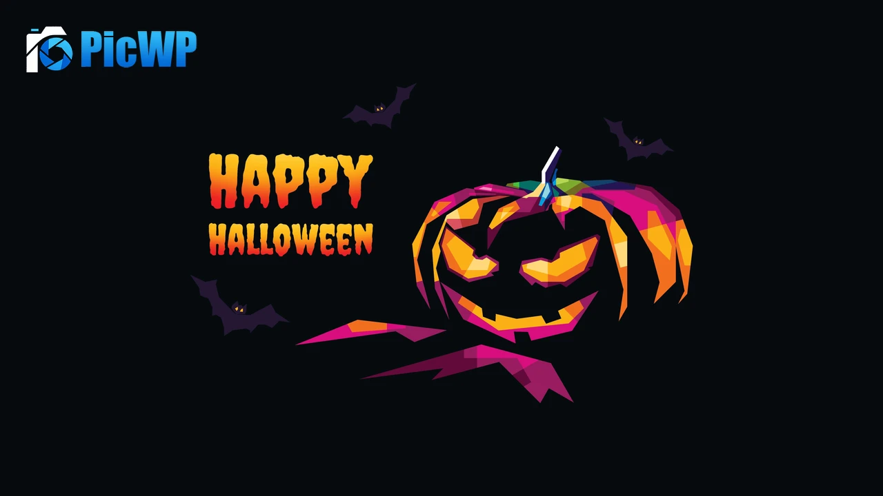 Happy Halloween Halloween Pumpkin 4K PC Wallpaper