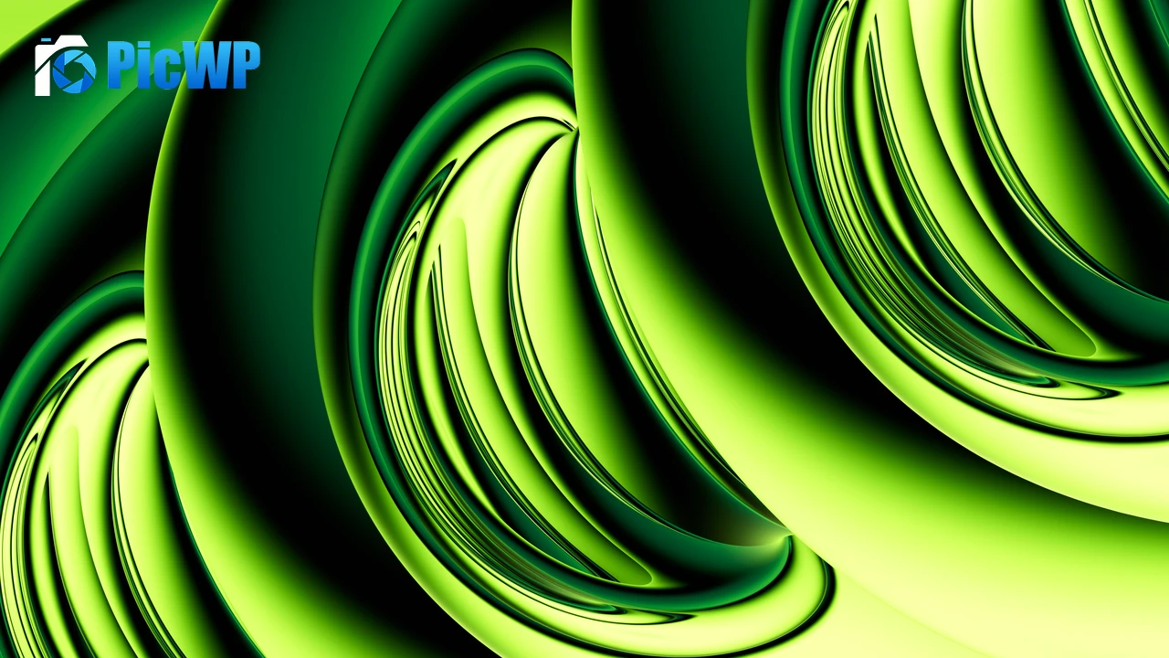 Green abstract Motion 4K PC Wallpaper