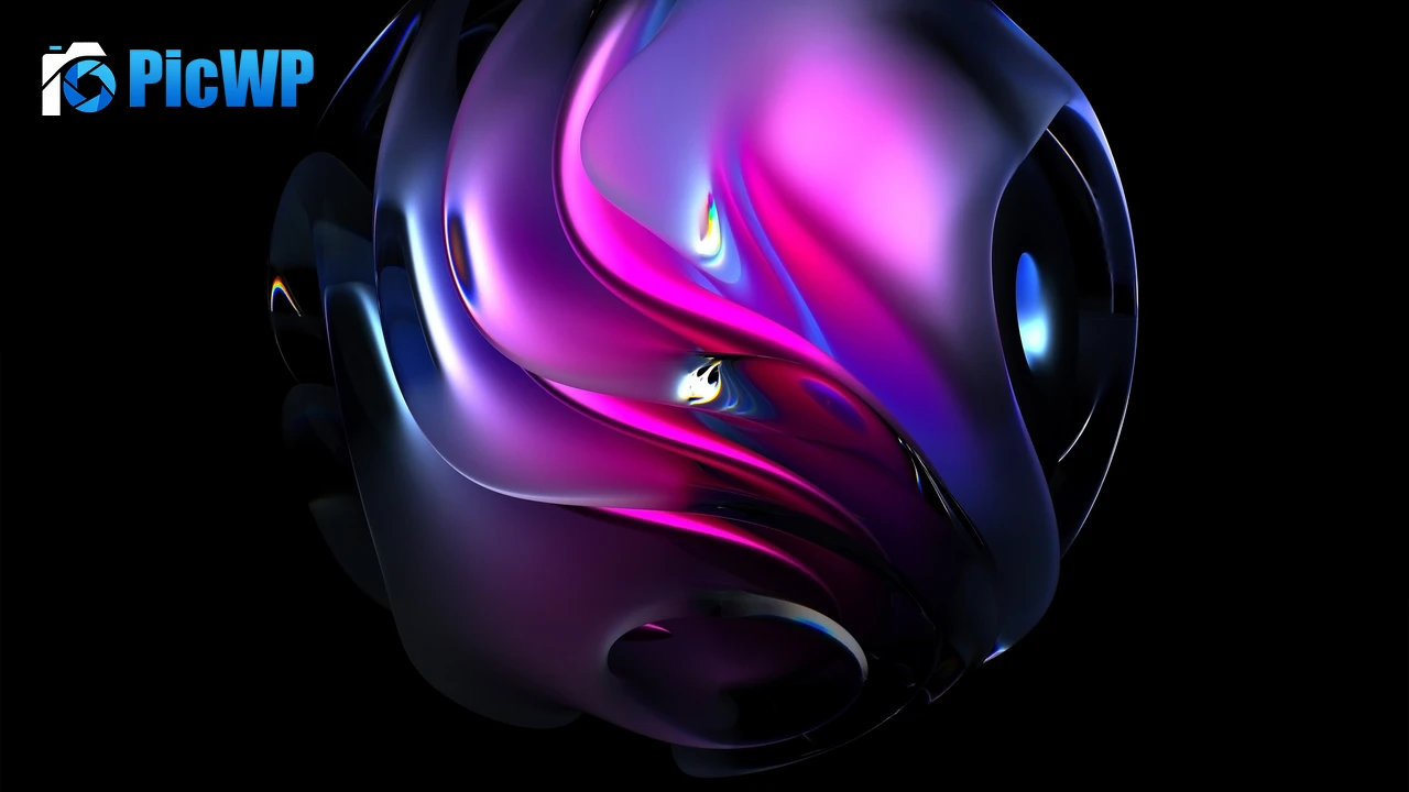 Pink abstract AMOLED 4K PC Wallpaper
