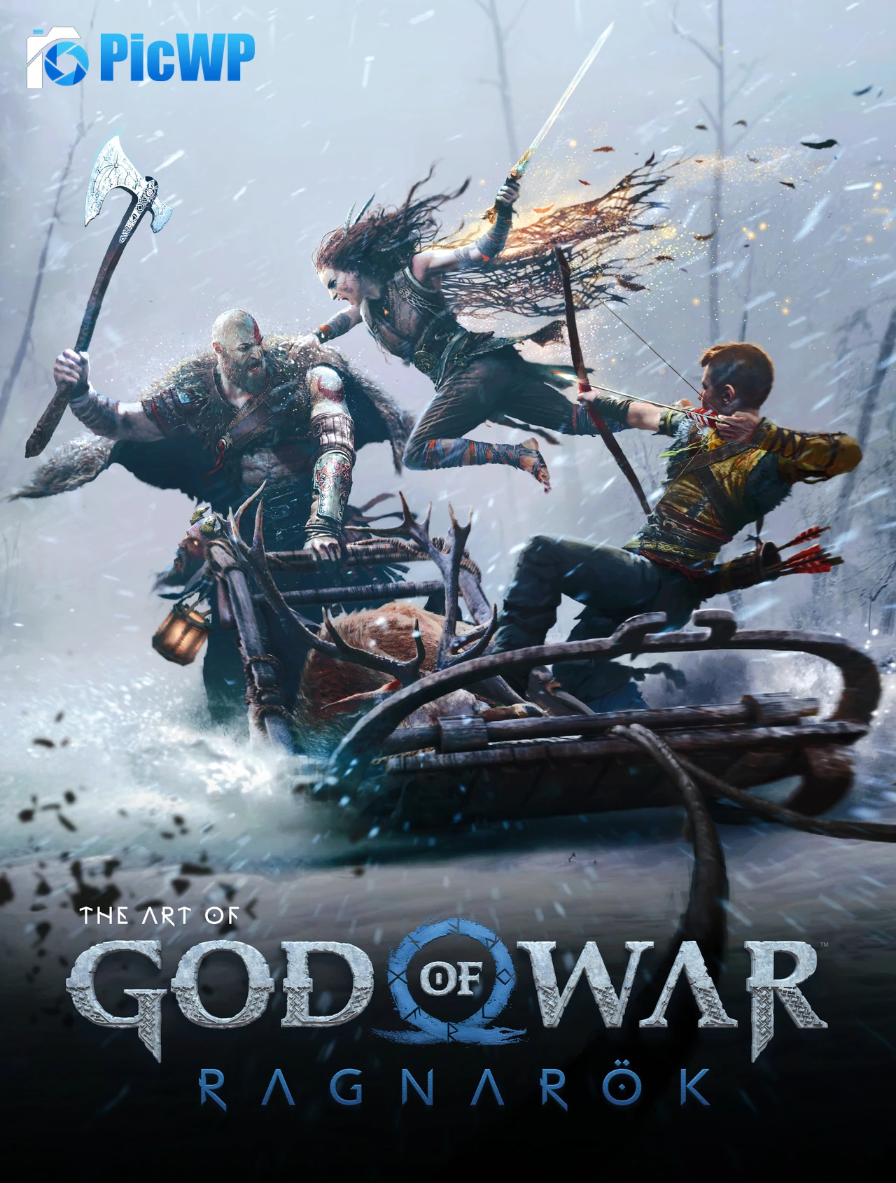 God of War Ragnarök PlayStation 5 5K Mobile Wallpaper