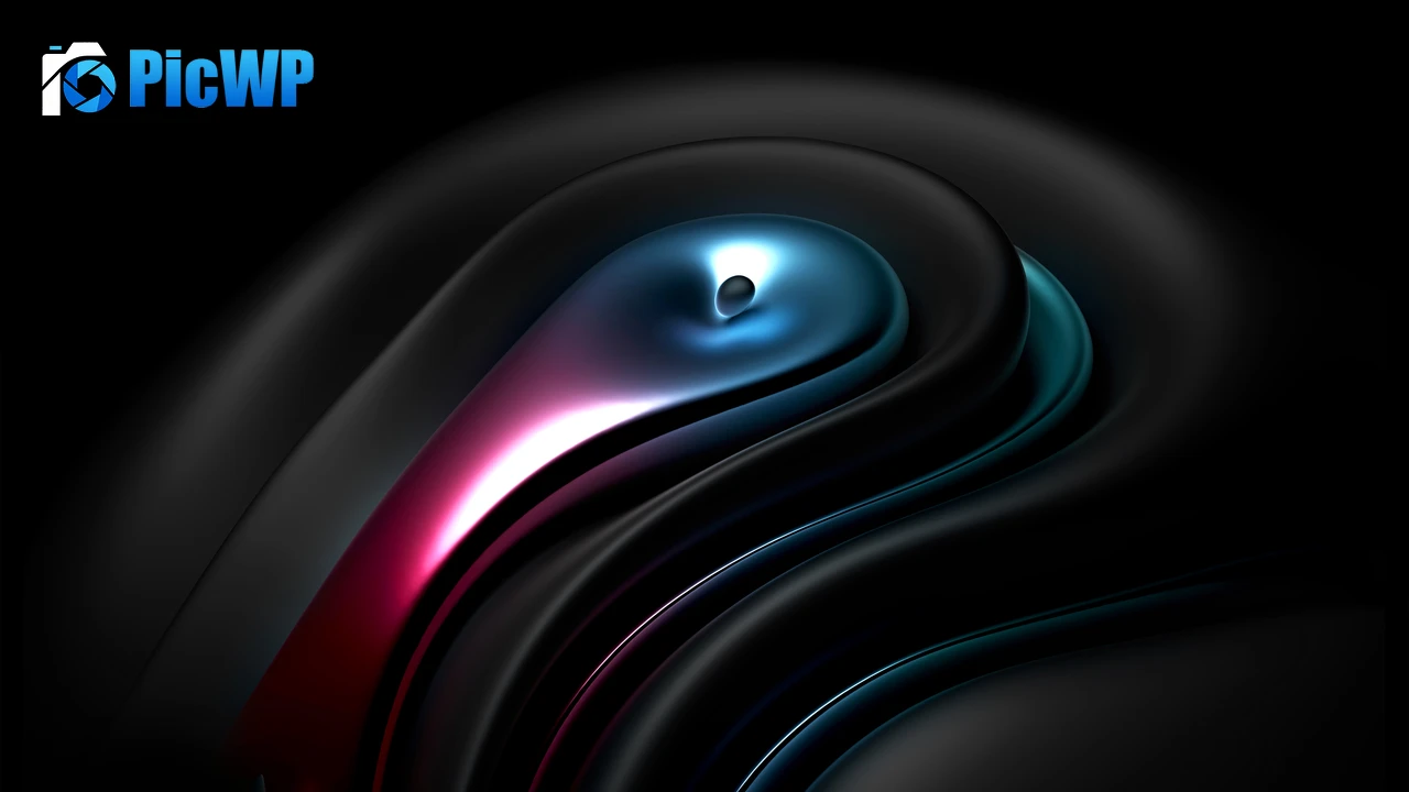 Abstract background Black background 4K PC Wallpaper