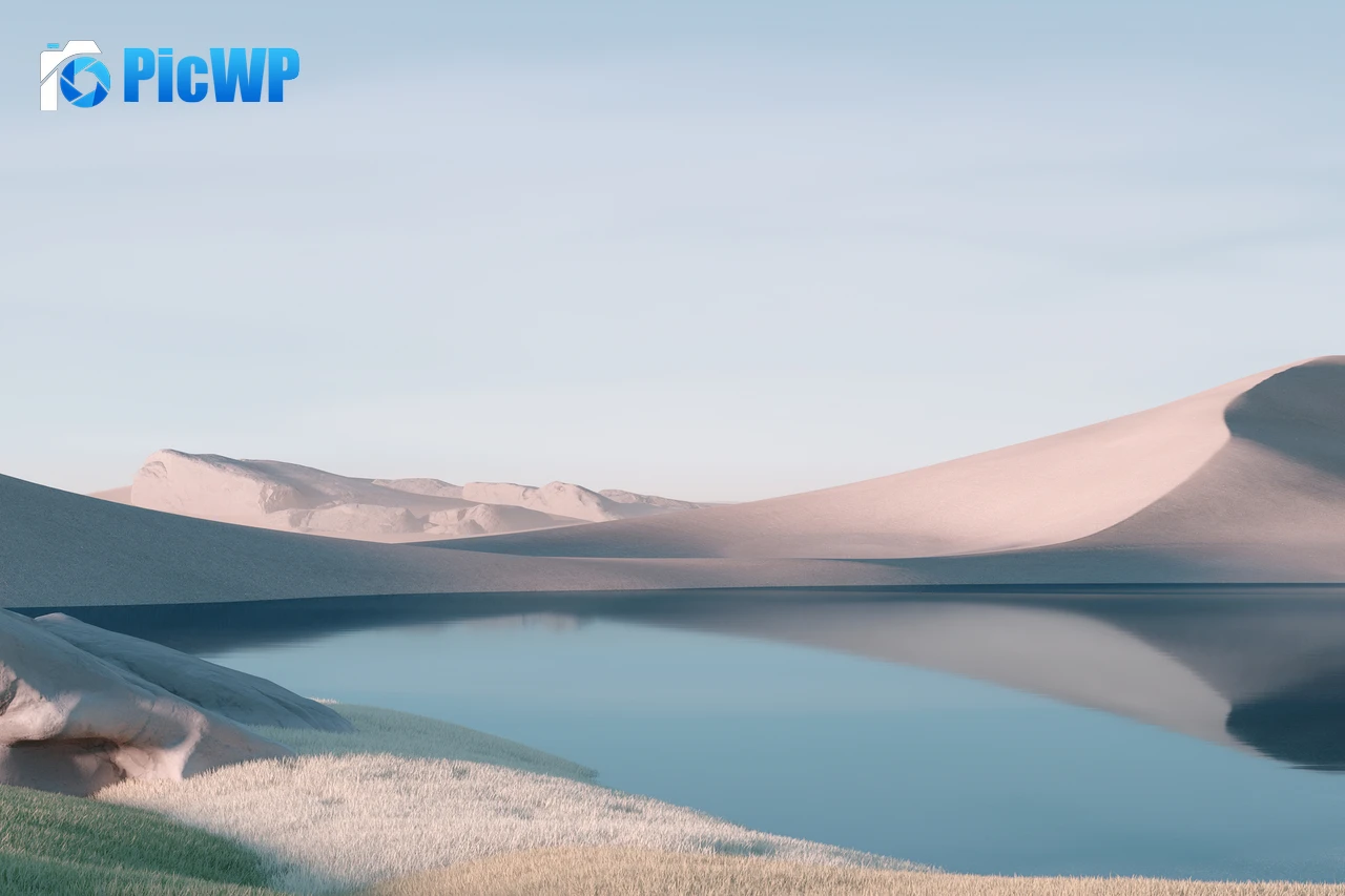 Aesthetic Desert 4K PC Wallpaper
