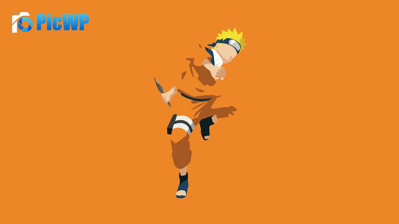 Naruto Uzumaki Minimalist 4K PC Wallpaper