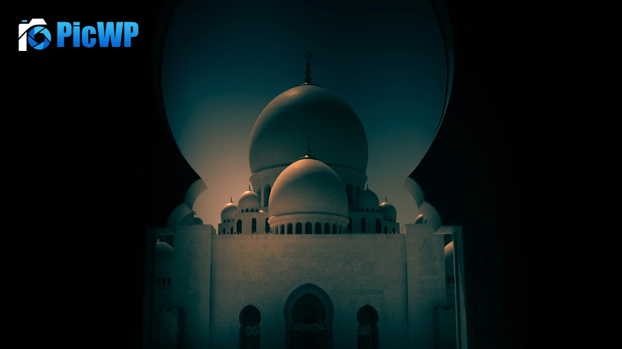 Abu Dhabi Sheikh Zayed Grand Mosque 4K PC Wallpaper