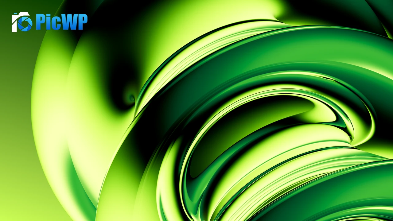 Green abstract Energetic 4K PC Wallpaper