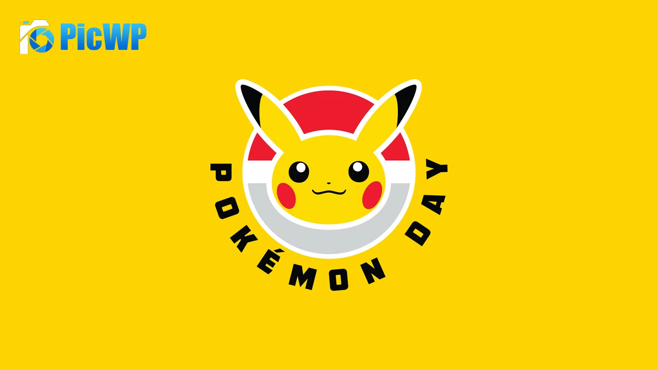Pokémon Day Minimalist 4K PC Wallpaper