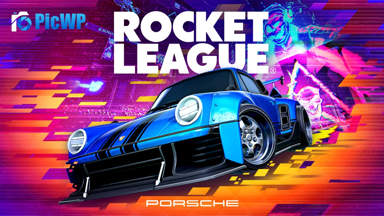 Rocket League Porsche 911 Turbo 4K PC Wallpaper
