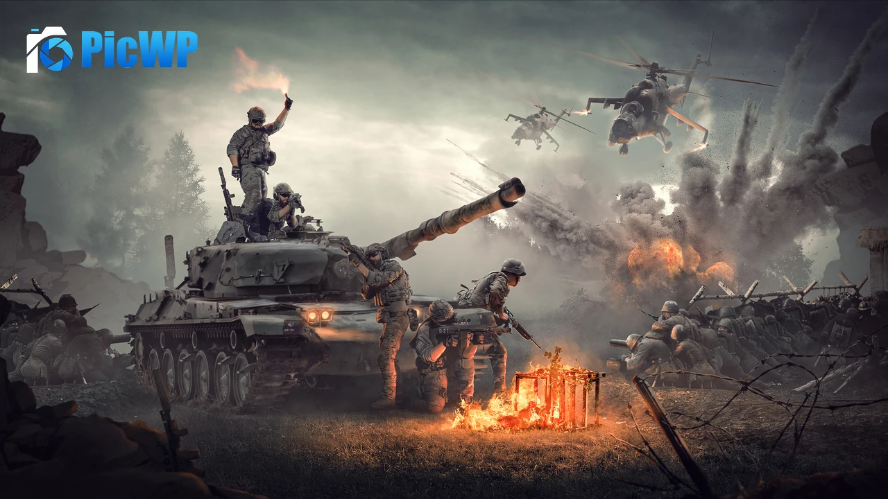 Army Tanks 4K PC Wallpaper