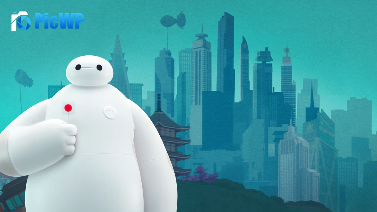 Baymax! Disney series 4K PC Wallpaper