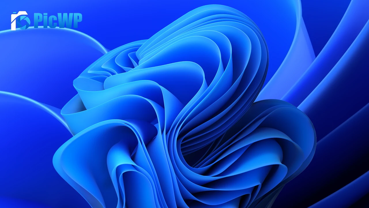 Windows 11 Blue background 4K PC Wallpaper