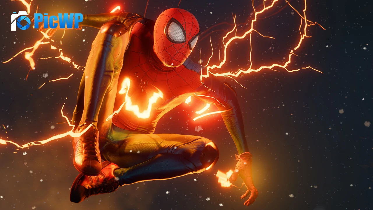 Spider-Man: Miles Morales Lightning 4K PC Wallpaper
