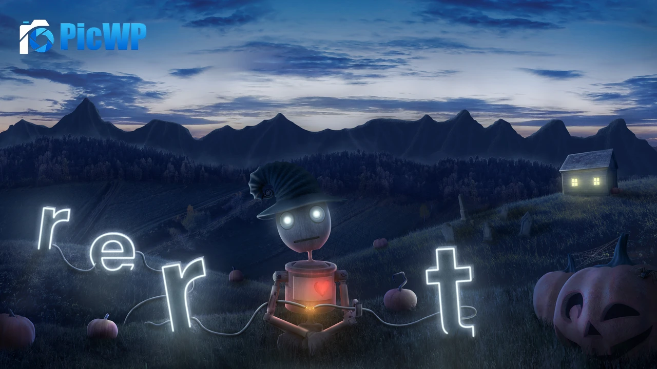 Halloween costume Mountains 4K PC Wallpaper