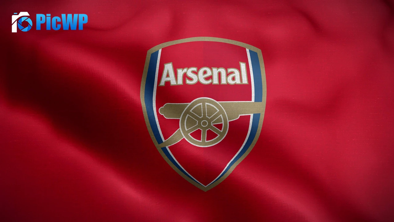 Arsenal FC Flag 4K PC Wallpaper